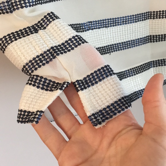 Gap sequin detail stripe top - Picture 3 of 5